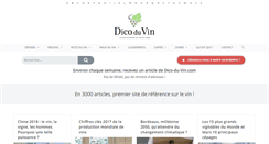 Desktop Screenshot of dico-du-vin.com