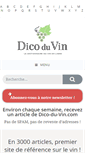 Mobile Screenshot of dico-du-vin.com